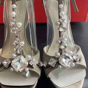 Jeweled women’s heels